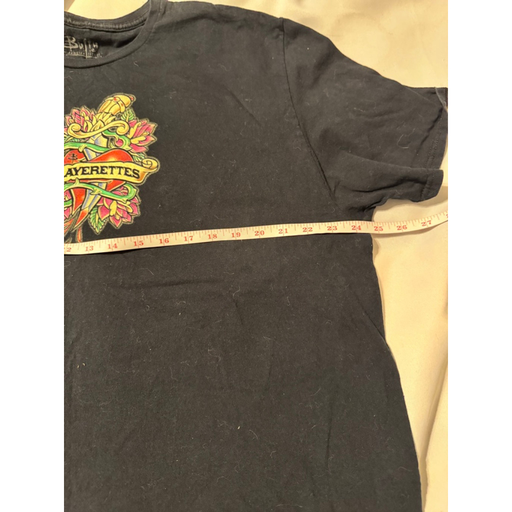 Buffy The Vampire Slayer Slayerettes Band Tee Vintage 90s Y2K Black Shirt 2XL - Picture 3 of 5